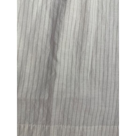 Anthropologie Pinstripe Palm Beach Belted Crop Pants Cream Size 10 - Picture 7 of 11